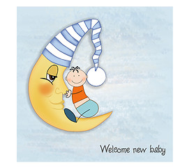 Image showing baby shower card