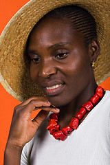 Image showing african woman