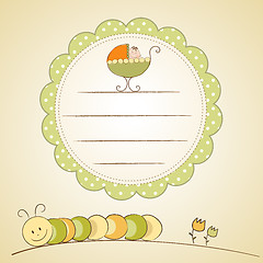 Image showing welcome baby card