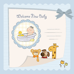 Image showing baby shower card