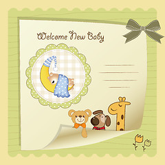 Image showing baby shower card