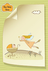 Image showing Happy Birthday Greeting Card - Vector Illustration