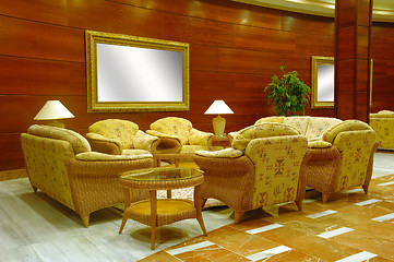 Image showing Hotel lobby