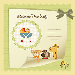 Image showing baby shower card