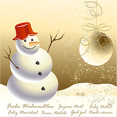 Image showing Snowman