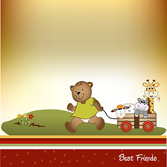 Image showing baby shower greeting card