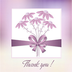 Image showing thank you card