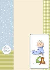 Image showing baby shower card