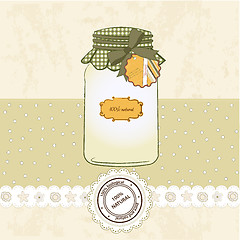 Image showing pure biological food jar