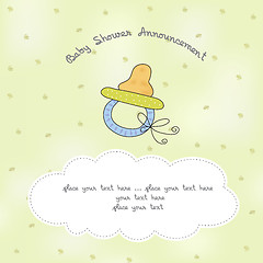 Image showing baby shower card