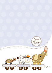 Image showing customizable baby card