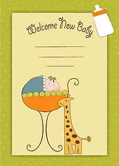 Image showing baby shower announcement