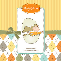 Image showing baby shower card