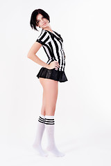 Image showing Sexy Soccer Referee