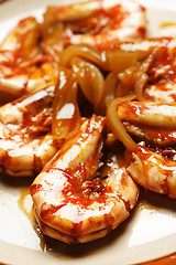 Image showing Delicious shrimps