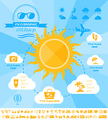 Image showing Travel Infographic Template.