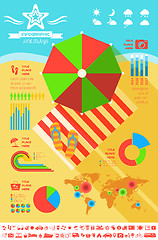 Image showing Travel Infographic Template.