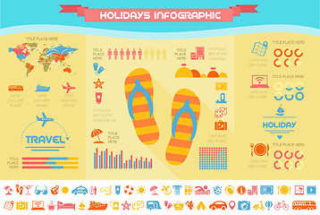 Image showing Travel Infographic Template.