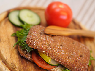 Image showing Rye Bread Sandwich