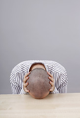 Image showing Man at desk