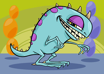 Image showing monster or alien cartoon