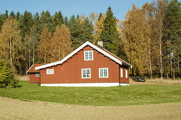 Image showing Norwegian Wooden House 