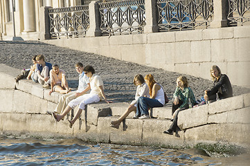 Image showing Summer day in St.Petersburg