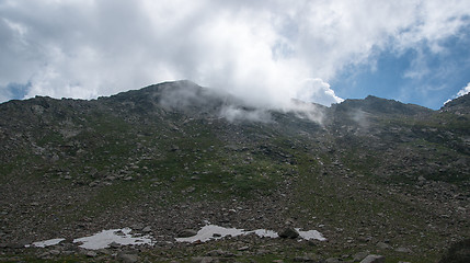 Image showing Hiking in Alps