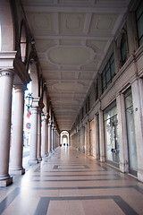 Image showing Turin streets at morning