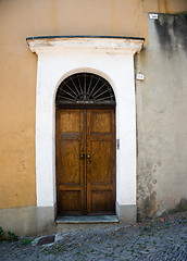 Image showing Old windows and doors