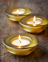 Image showing burning candles