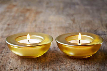 Image showing burning candles