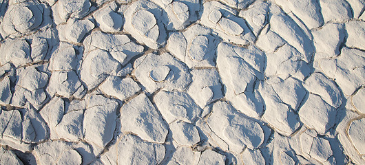 Image showing Salt desert background