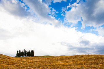 Image showing Tuscany before the storm