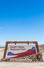 Image showing Death Valley Entrance