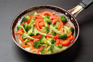 Image showing cooking vegetables