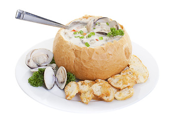 Image showing Bread Bowl soup