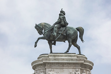 Image showing Monument Vittorio Emanuele in Rome