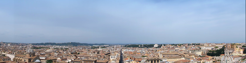 Image showing panoramic view Rome