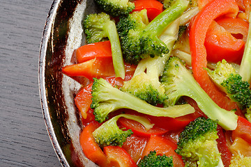 Image showing cooking vegetables