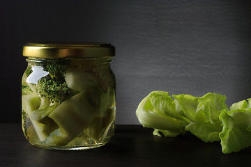 Image showing still life with vegetables