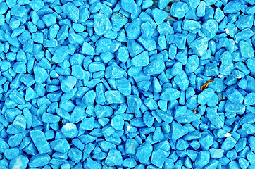 Image showing Crushed blue texture