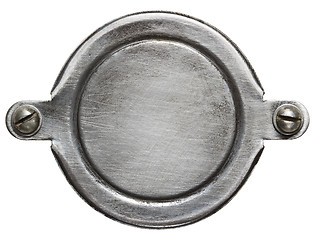 Image showing Metal plate