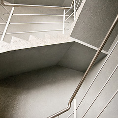 Image showing Empty stairway