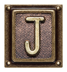 Image showing Button alphabet