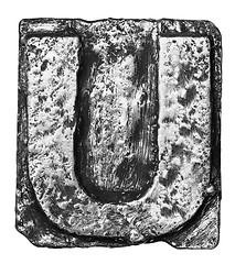 Image showing Metal letter