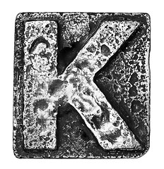 Image showing Metal letter