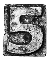 Image showing Metal letter