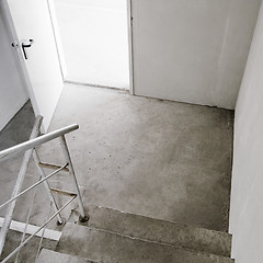 Image showing Empty stairway