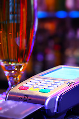 Image showing 	Paying Drink With Credit Card